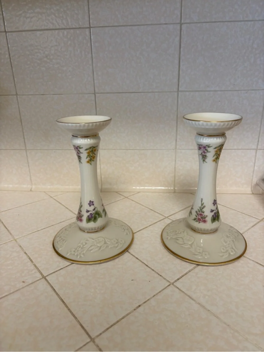 Lenox Limited Edition Constitution Candlestick Candle Holders